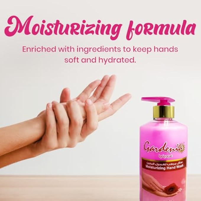 Gardenia LUXURY HAND WASH (500ML)  MOISTURIZING FORMULA WITH RICH LATHER, LUXURY ROSE SCENT, EFFECTIVE GERM PROTECTION, AND PERSONAL HYGIENE - Image 3